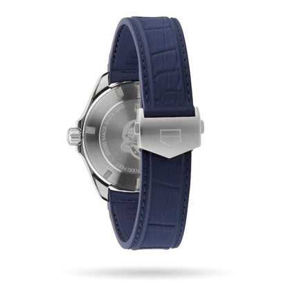 Replica TAG Heuer Aquaracer Men Automatic Blue Rubber Watch WAY201P.FT6178