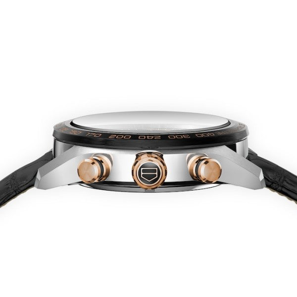 Replica TAG Heuer Carrera Men Automatic Black Alligator Watch CBN2A5A.FC6481