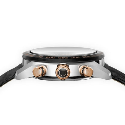 Replica TAG Heuer Carrera Men Automatic Black Alligator Watch CBN2A5A.FC6481